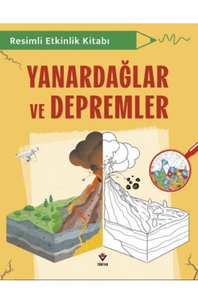 Resimli Etkinlik Kitabı - Yanardağlar ve Depremler