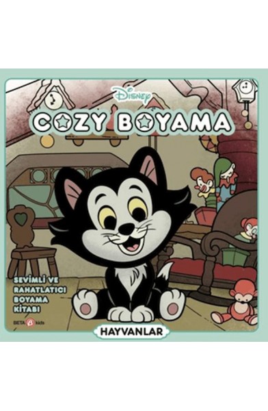 Disney Cozy Boyama, Sevimli ve Rahatlatıcı Boyama Kitabı - Hayvanlar