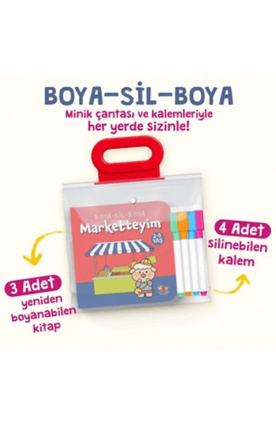 Boya Sil Boya - 2 (Marketteyim - Evdeyim - Parktayım / 2-5 Yaş)