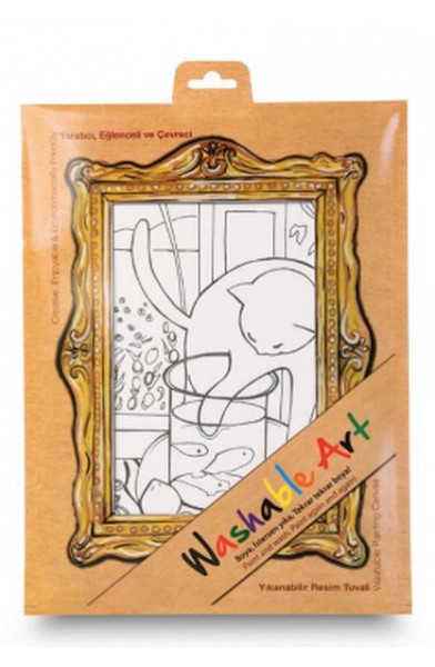 Funny Mat - Henrı Matısse The Cat Wıth Red Fısh 25 X 35 Cm