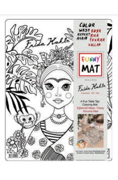 Funny Mat - Frıda Kahlo 30 X 40 Cm
