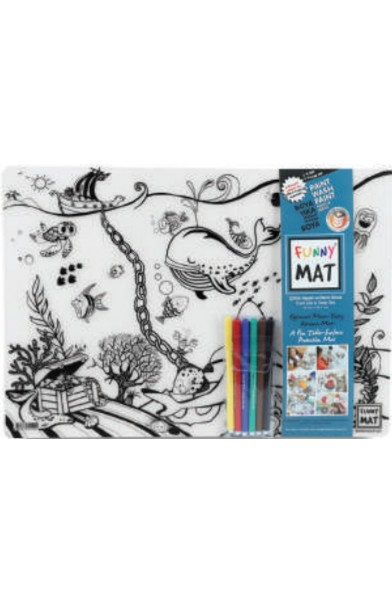 Funny Mat - Çiftlik Ve Derin Deniz 6'Lı Kalem Hediyeli 30 x 40 cm