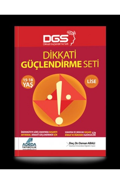Dikkati Güçlendirme Seti Lise 15-18 Yaş