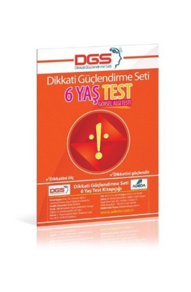 Dikkati Güçlendirme Seti 6 Yaş Test