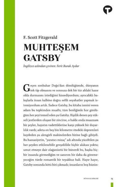 Muhteşem Gatsby