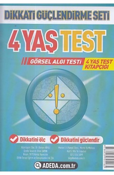 Dikkati Güçlendirme Seti 4 Yaş Test
