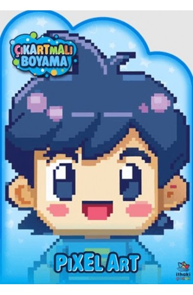 Pixel Art Zamanı - Çıkartmalı Boyama Kitabı