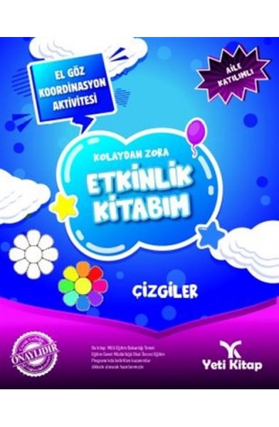 Kolaydan Zora Etkinlik Kitabım - Çizgiler