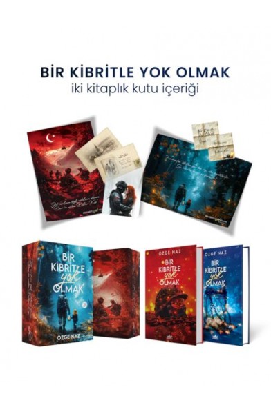 Bir Kibritle Yok Olmak İki Kitaplık Hediyeli Özel Kutu (Ciltli)