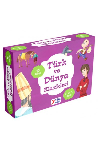3. ve 4. Sınıflar için Türk ve Dünya Klasikleri (10 Kitap)