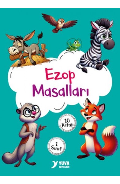 Ezop Masalları 1. Sınıf 10 Kitap