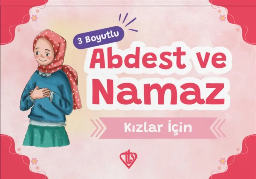 3 Boyutlu Abdest Ve Namaz Kitapçığı Pembe